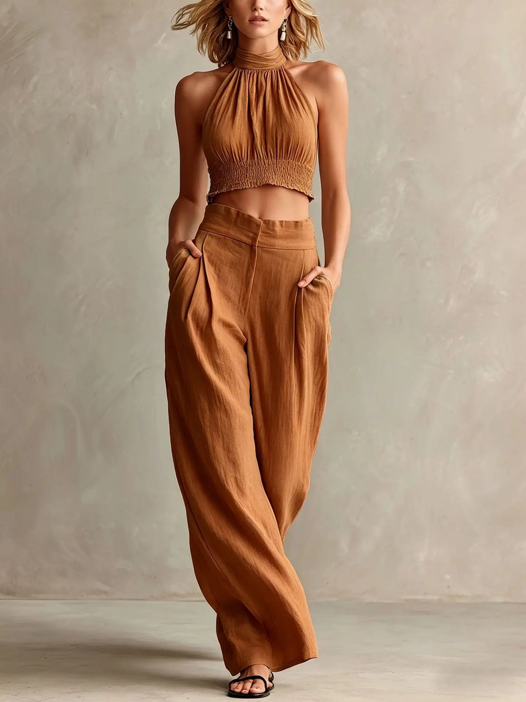 Eloise Halter Two-Piece Set