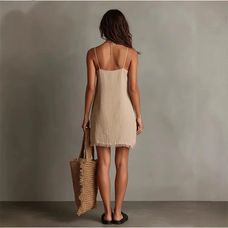 Nanette Ruffle Hem Mini Dress