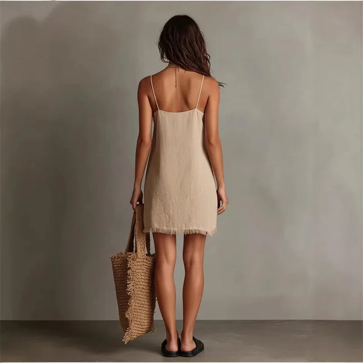 Nanette Ruffle Hem Mini Dress