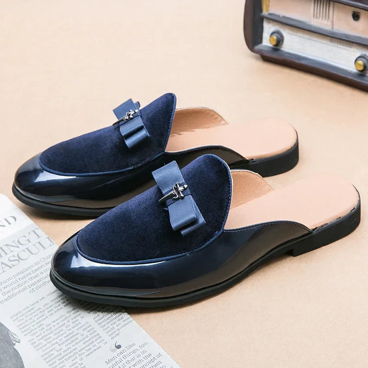 Louis Comfortable Leather Mule Loafers