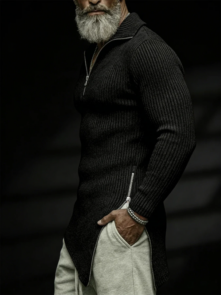 Jacob Quater Zip Knit Sweater