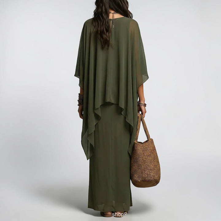 Adelaide Chiffon Overlay Two Piece Set