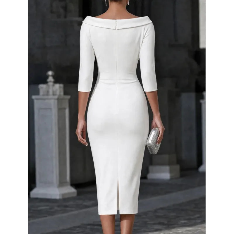 Cecelia Ruched Sheath Dress