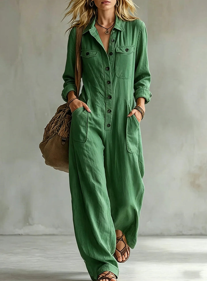 Harlan Wide Leg Utility Jumpsuit