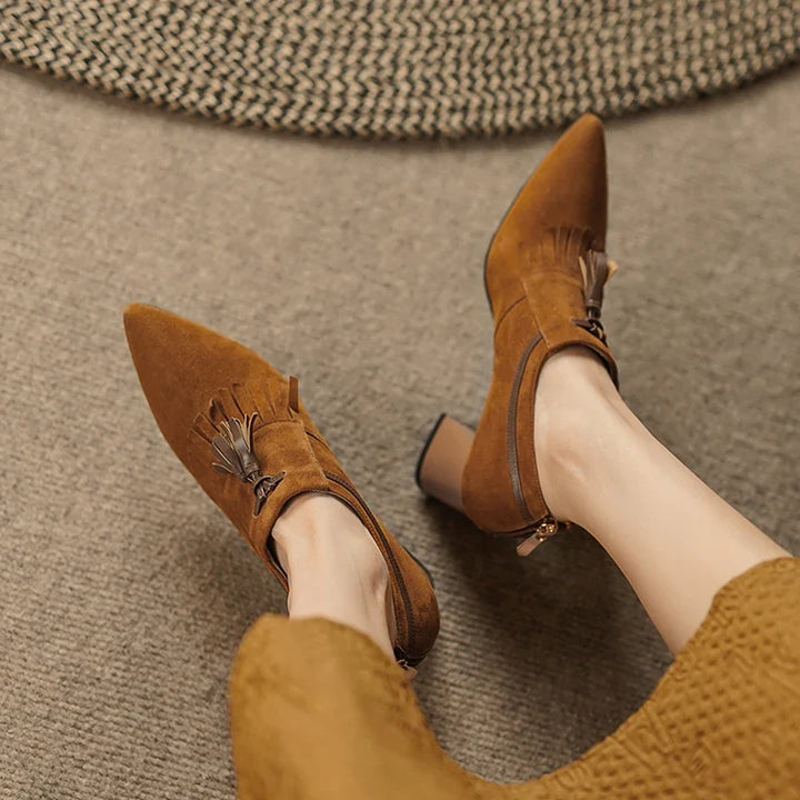 Amabel Fringe Tassel Pumps