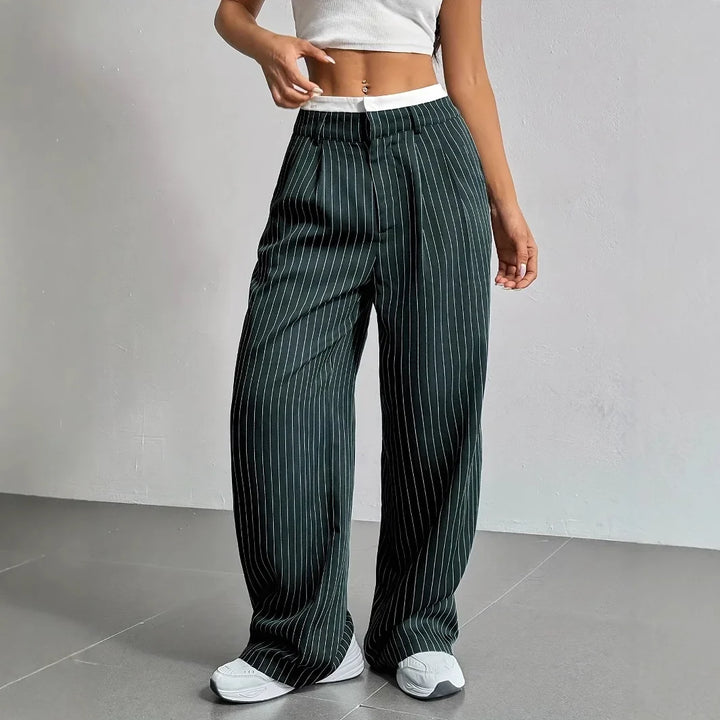 Emiara Classic Striped Pants
