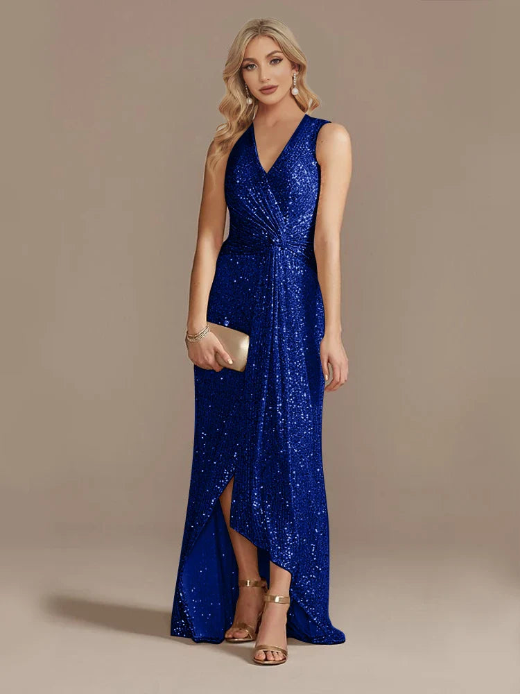 Mireya Sequin Evening Wedding Guest Dress