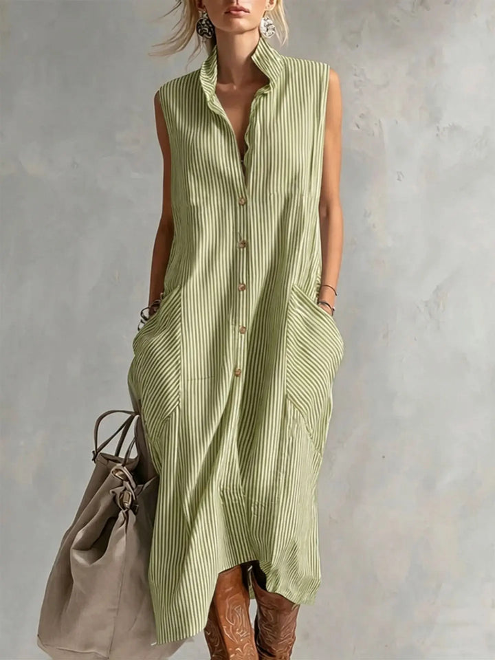 Callie Button Front Mini Dress