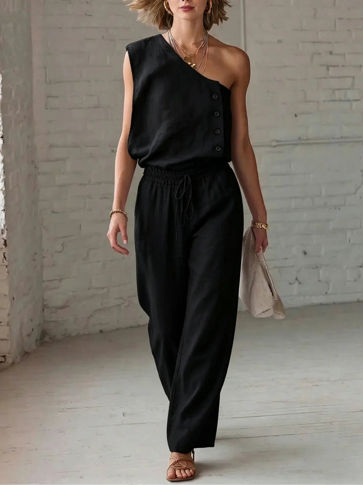Orlena Asymmetrical Two Piece Set