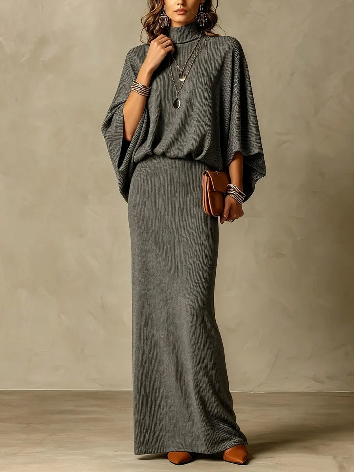 Ines Ribbed Knit Skirt Set