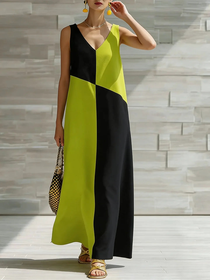 Rosavelle Color Block Maxi Dress
