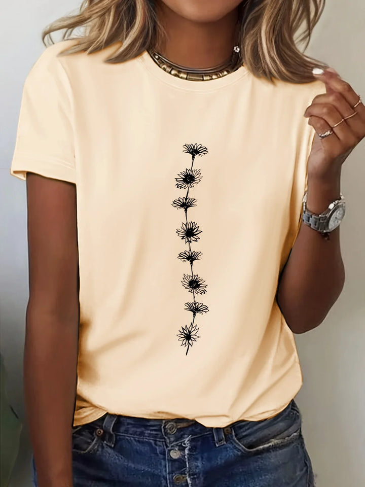 Kyla Sunflower Graphic Tee