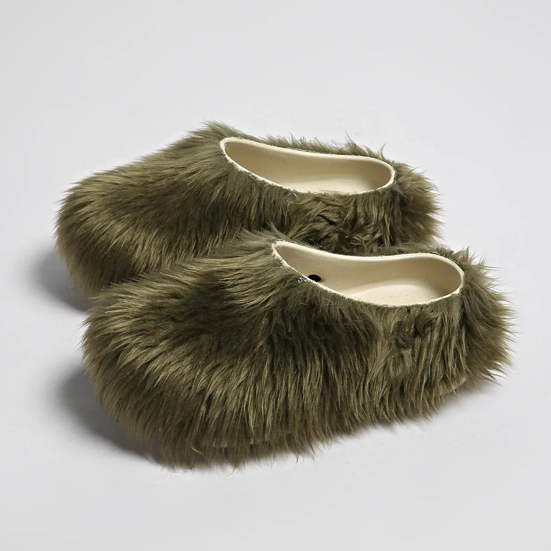 Hazel Faux Fur Slippers