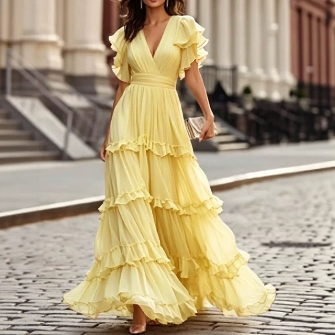 Palmira Tiered Ruffle Dress