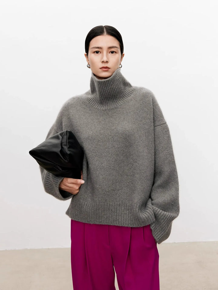 Halcyon Turtleneck Cashmere Pullover