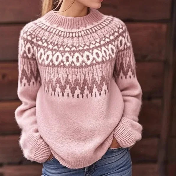 Nadia Fair Isle Crew Neck Sweater