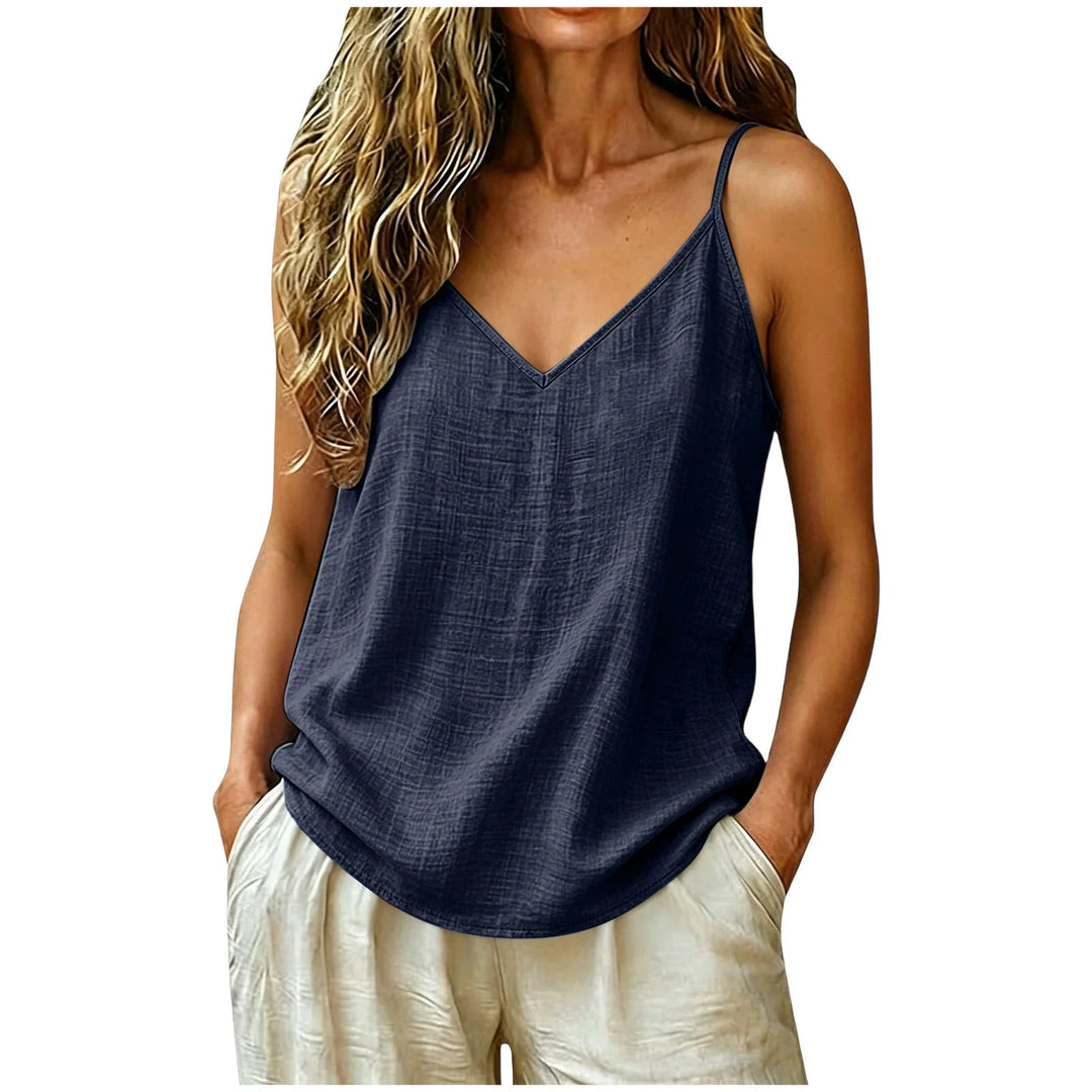 Maisie Cotton Linen Camisole