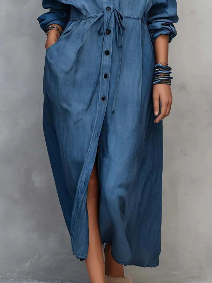 Lorena Everyday Maxi Shirt Dress