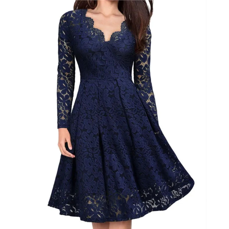Calliope Floral Lace Mini Dress