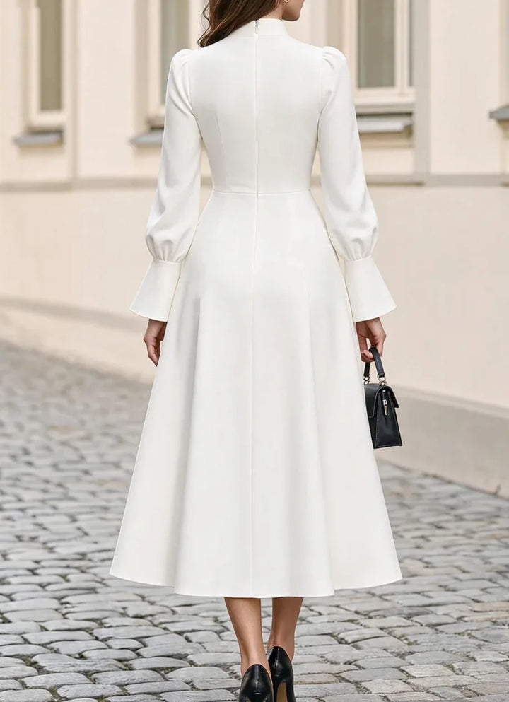 Larkspur Flared Cuff Midi Dress