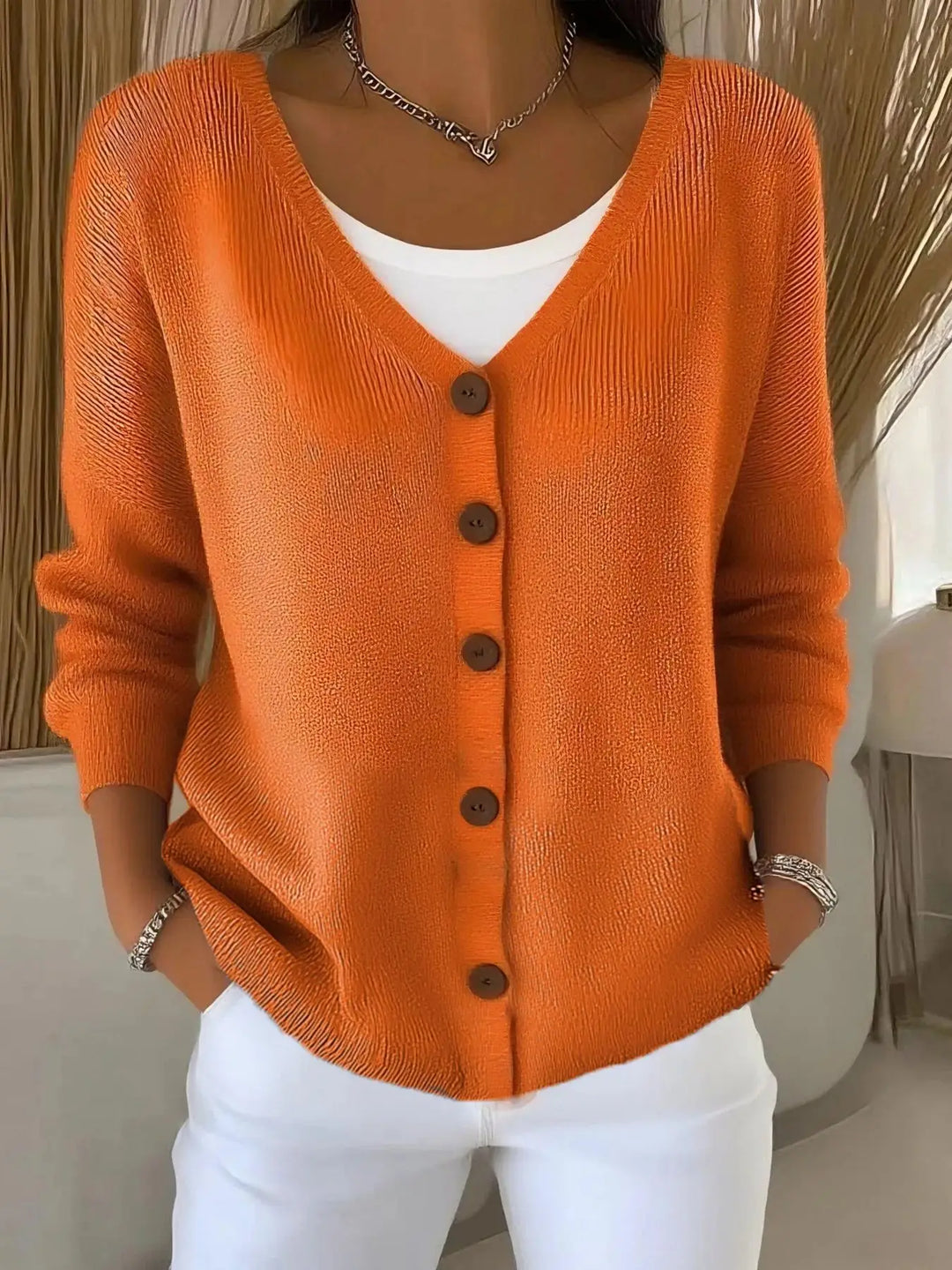 Isolette Button Front Cardigan