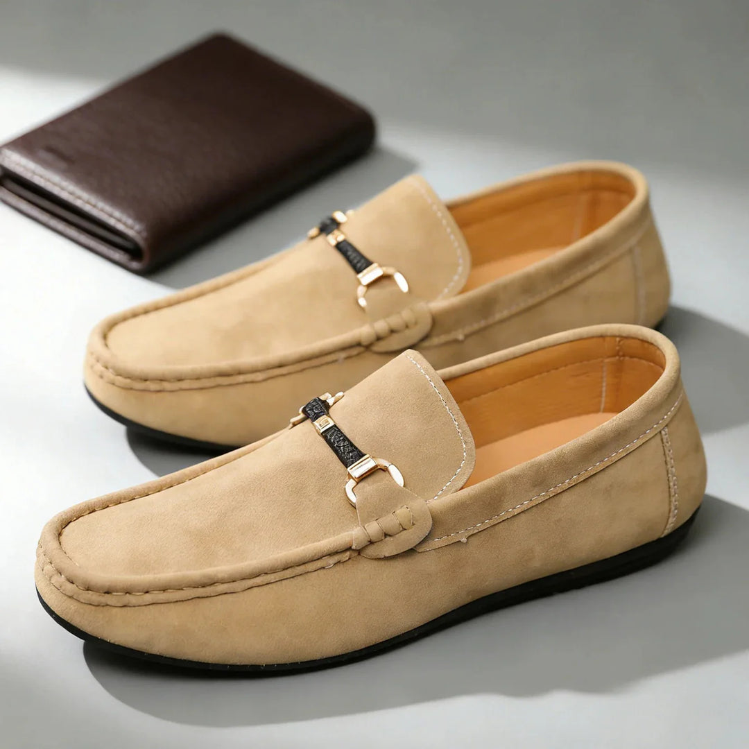 Alberto Suede Slip On Loafers