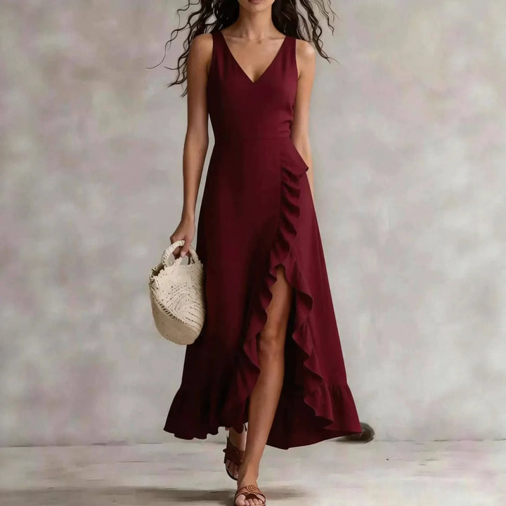 Estrella Lace Hem Maxi Dress