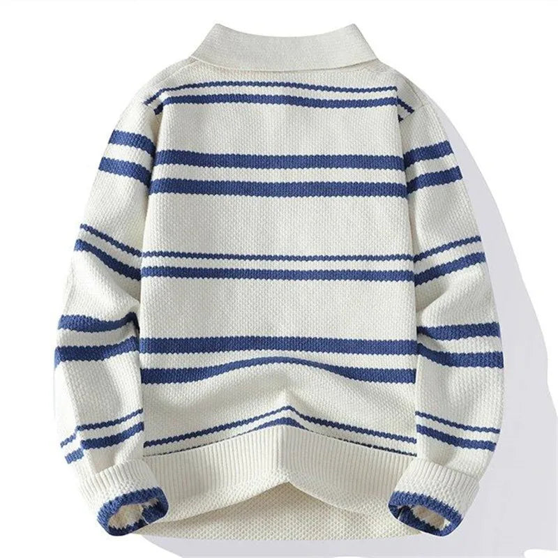 Torvin Split Collar Polo Sweater