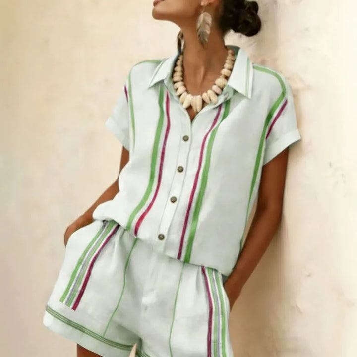 Nicole Casual Summer Shorts Set