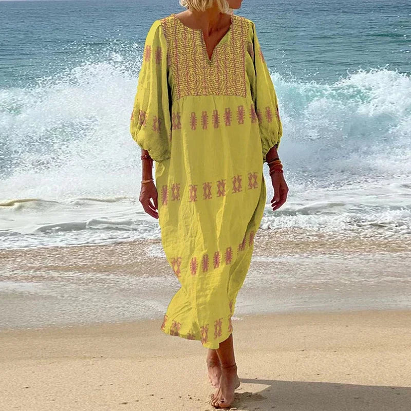 Solaria Boho Relaxed Maxi Dress