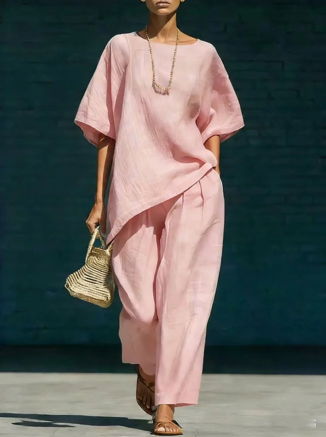 Raveena Linen Matching Set