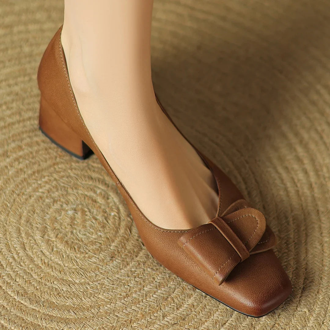 Aubrey Block Heel Pumps