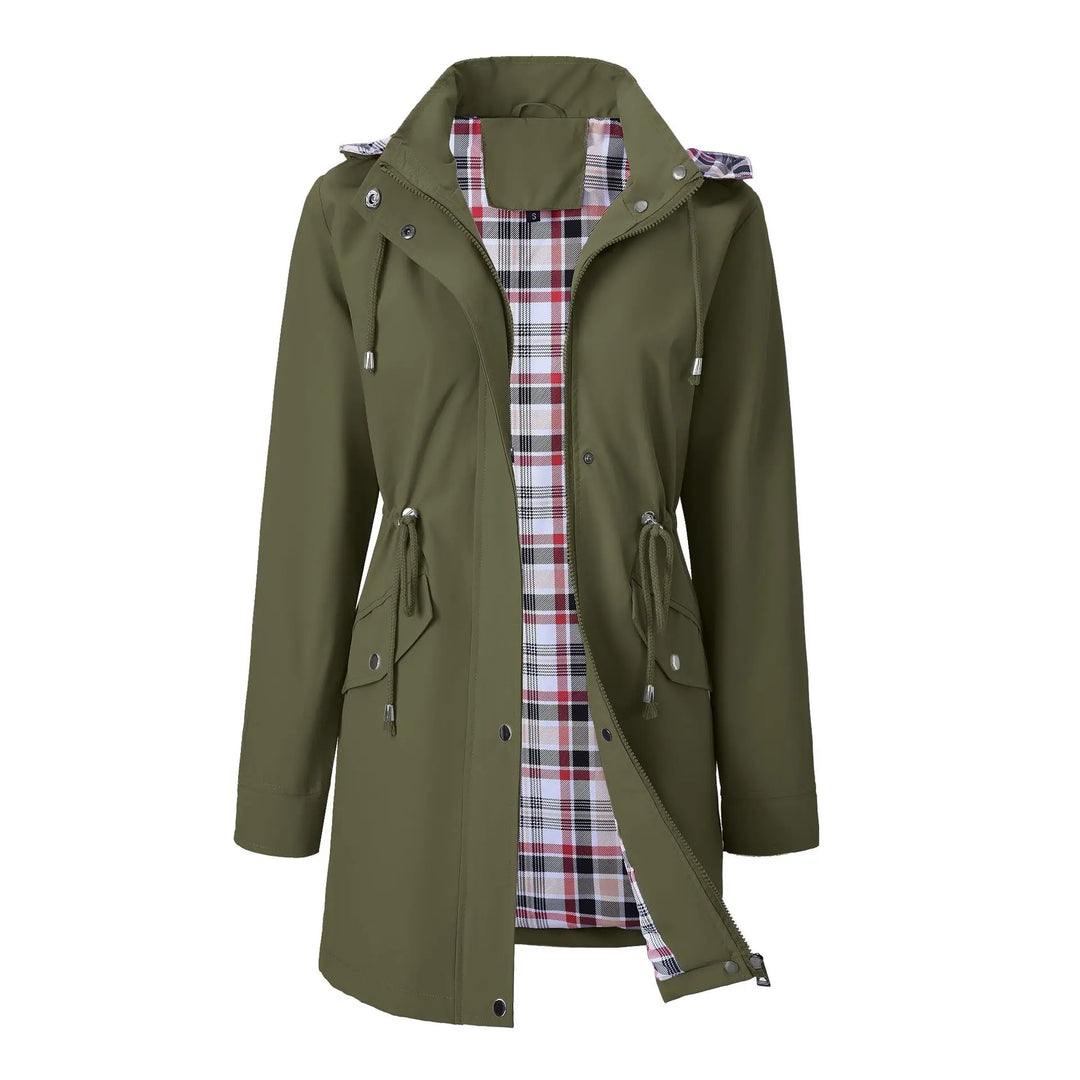 Emberlyn Drawstring Waist Rain Jacket