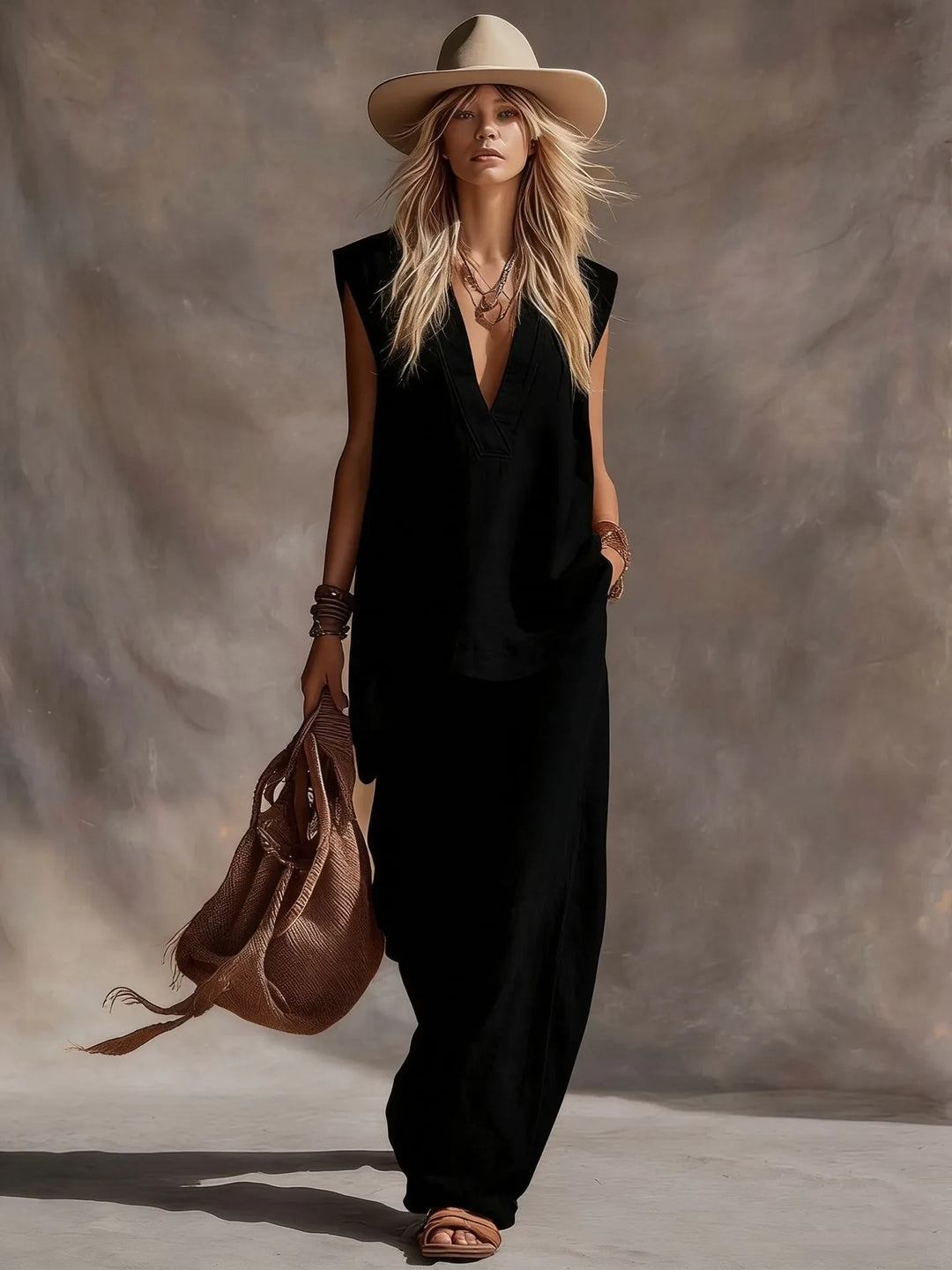 Eden Wide Leg Two-Piece Set