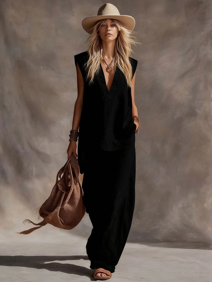 Eden Wide Leg Two-Piece Set