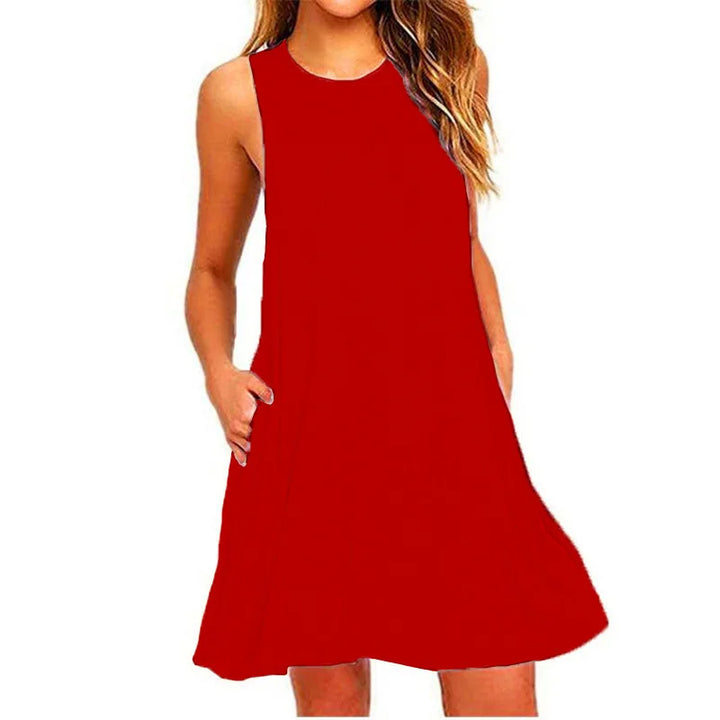 Liliana Sleeveless Swing Mini Dress