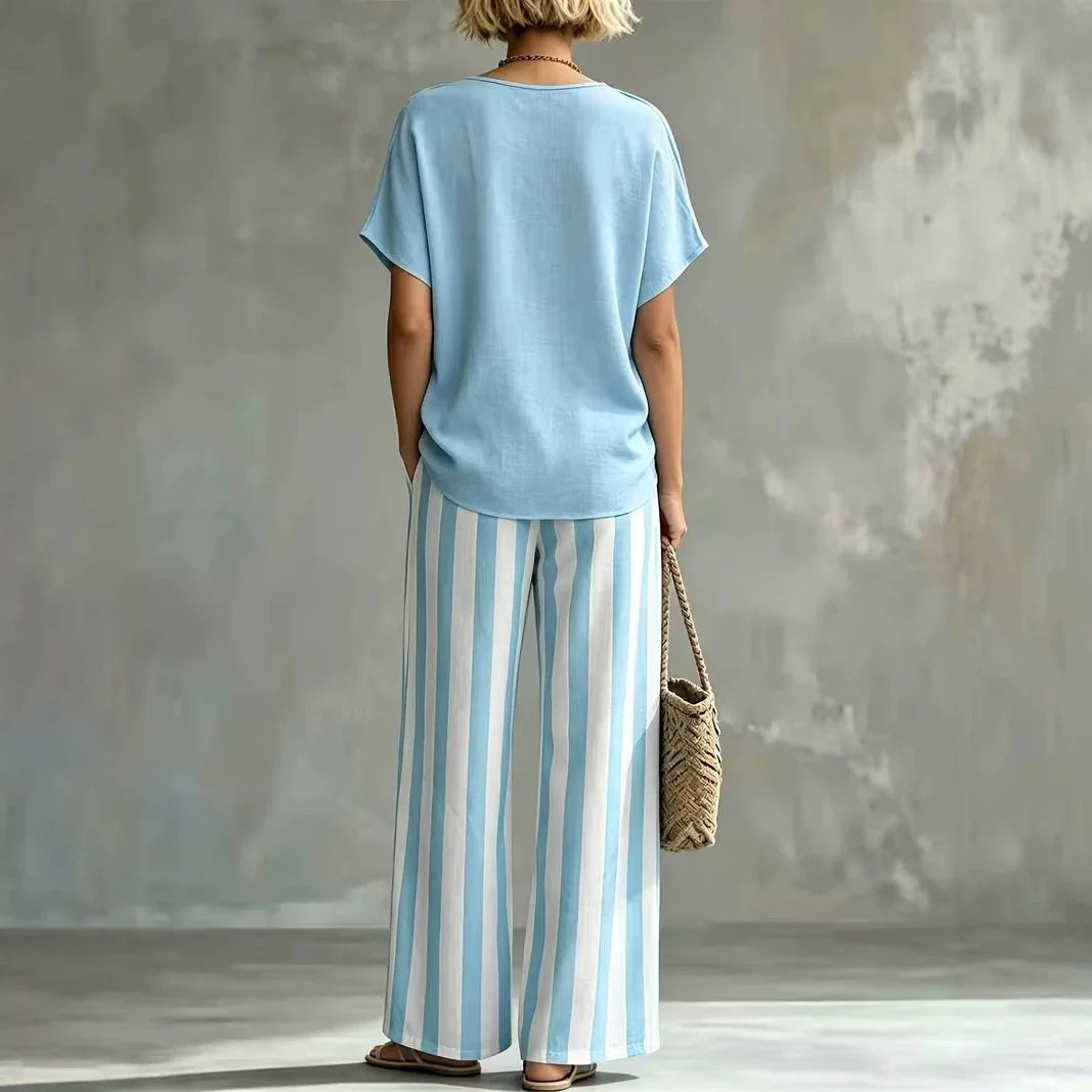 Hailey Linen Blend Summer Set