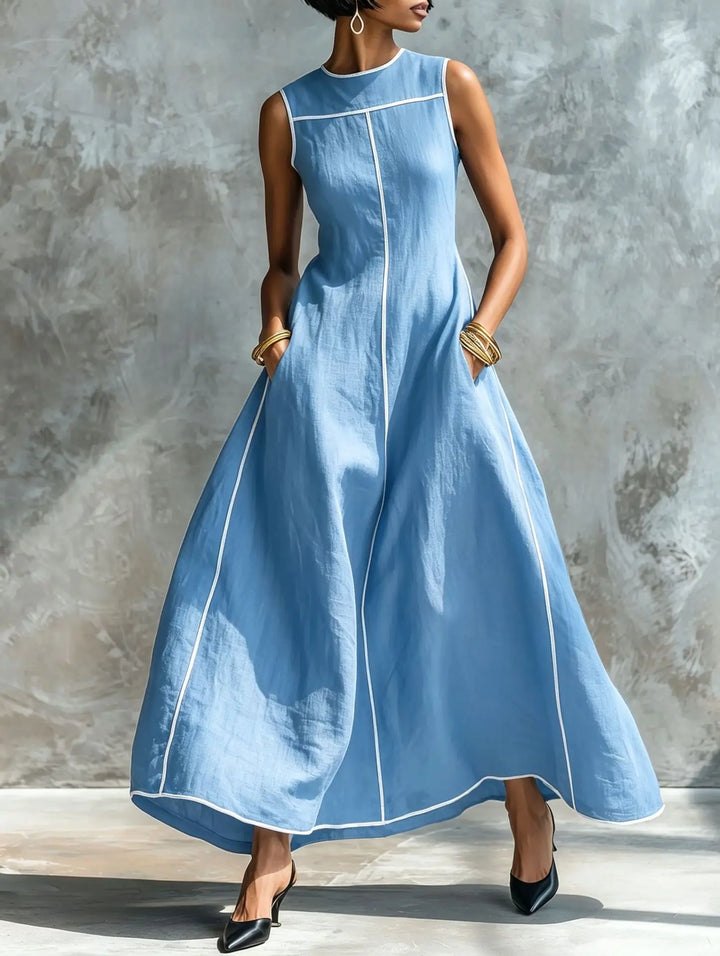 Linnea Elegant Flowy Maxi Dress