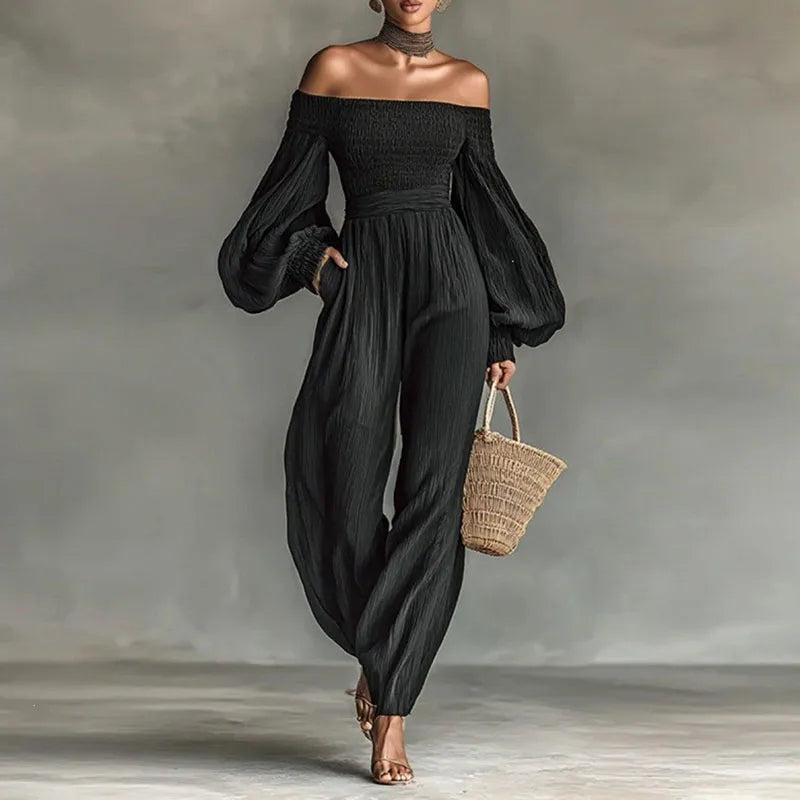 Ava Easy Flow Off Shoulder Jumpsuit