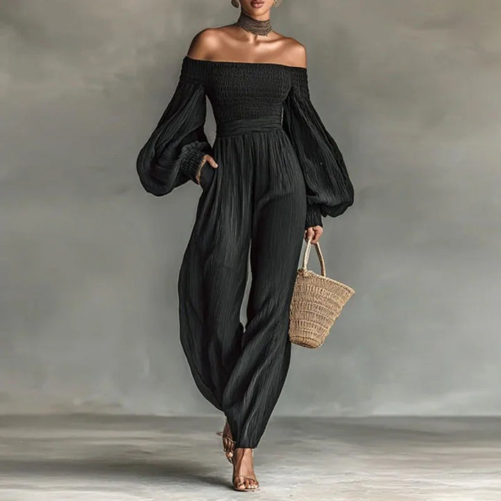 Ava Easy Flow Off Shoulder Jumpsuit