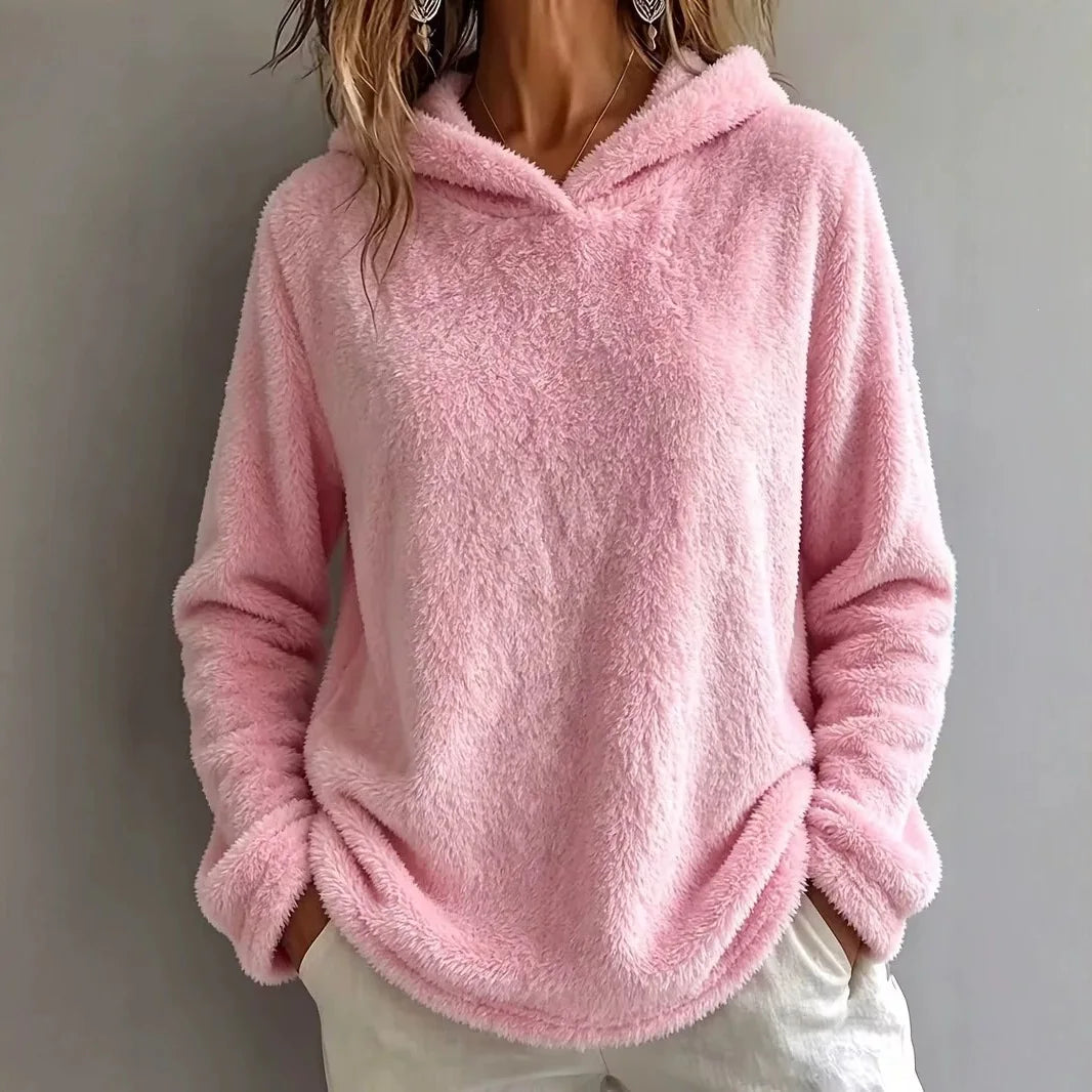 Marigold Fuzzy Fleece Hoodie