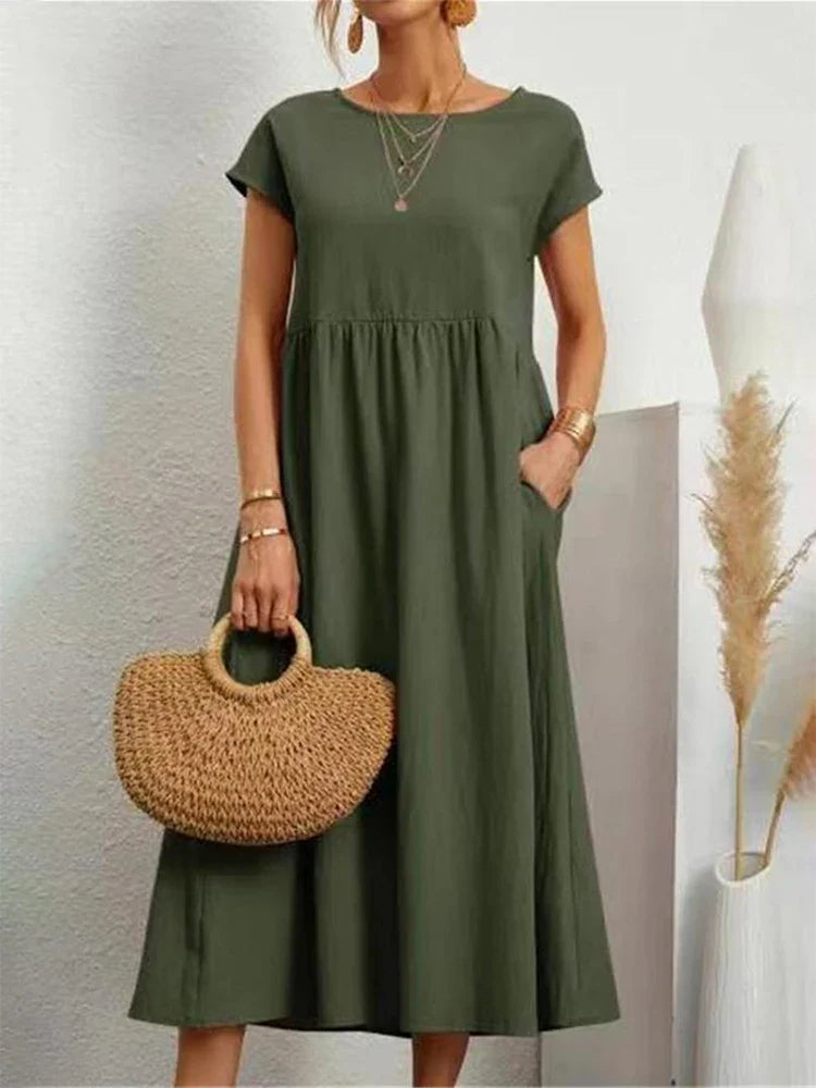 Solene Relaxed Pocket Maxi Dress