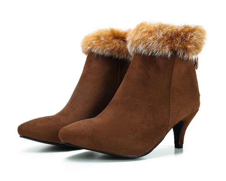 Sorena Fur Ankle Boots