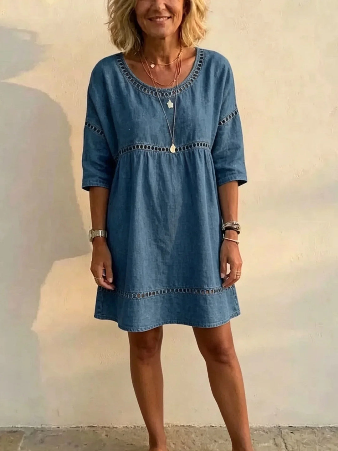Rosalie Casual A Line Mini Dress