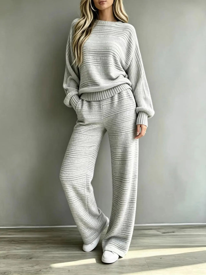 Chaya Cozy Stripe Matching Set