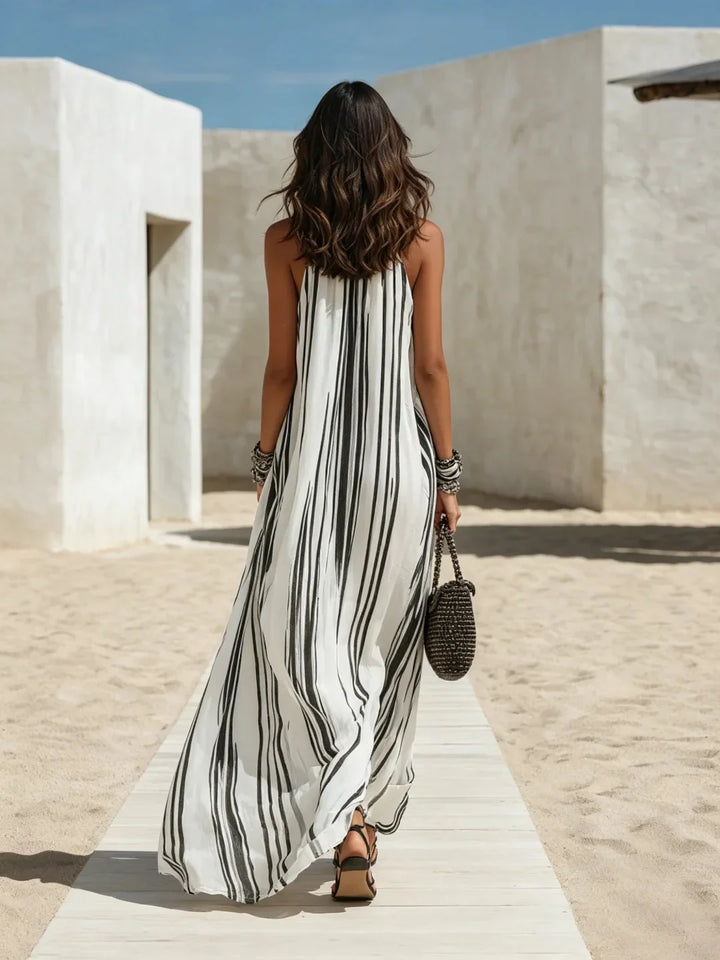 Lexie Striped Pocket Maxi Dress