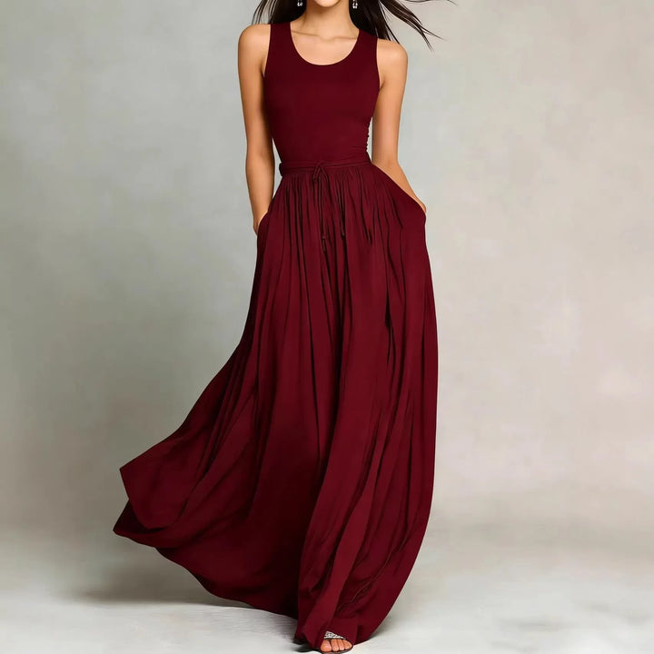 Marcella Elegant Flowy Maxi Dress