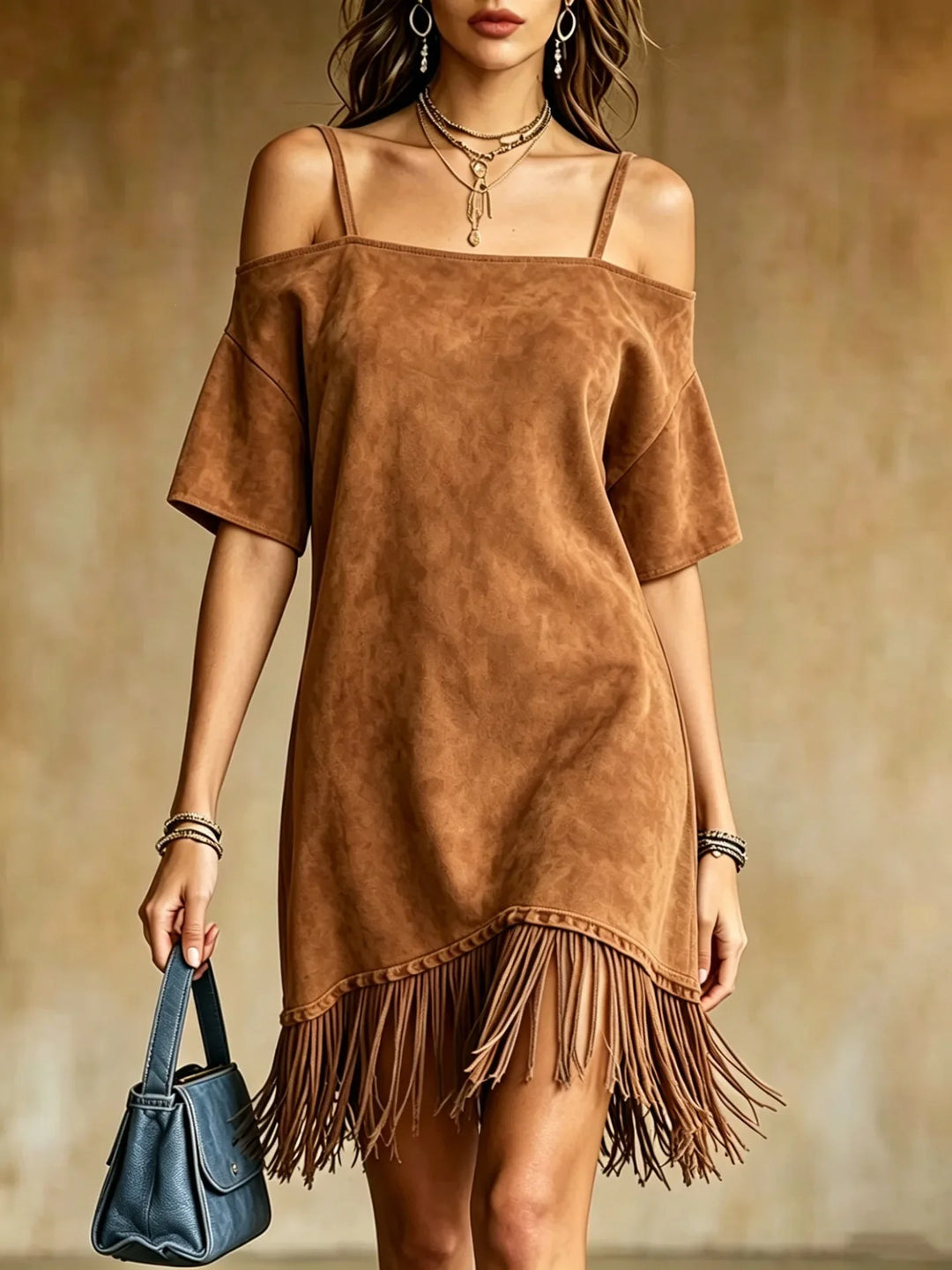 Marissa Fringe Mini Dress