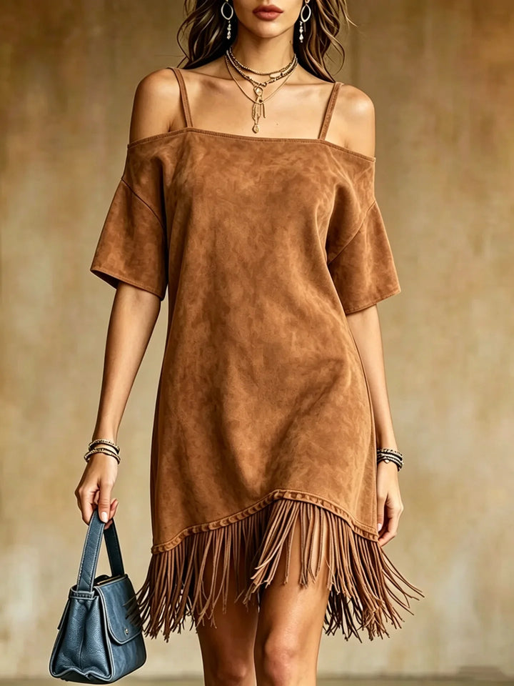 Marissa Fringe Mini Dress