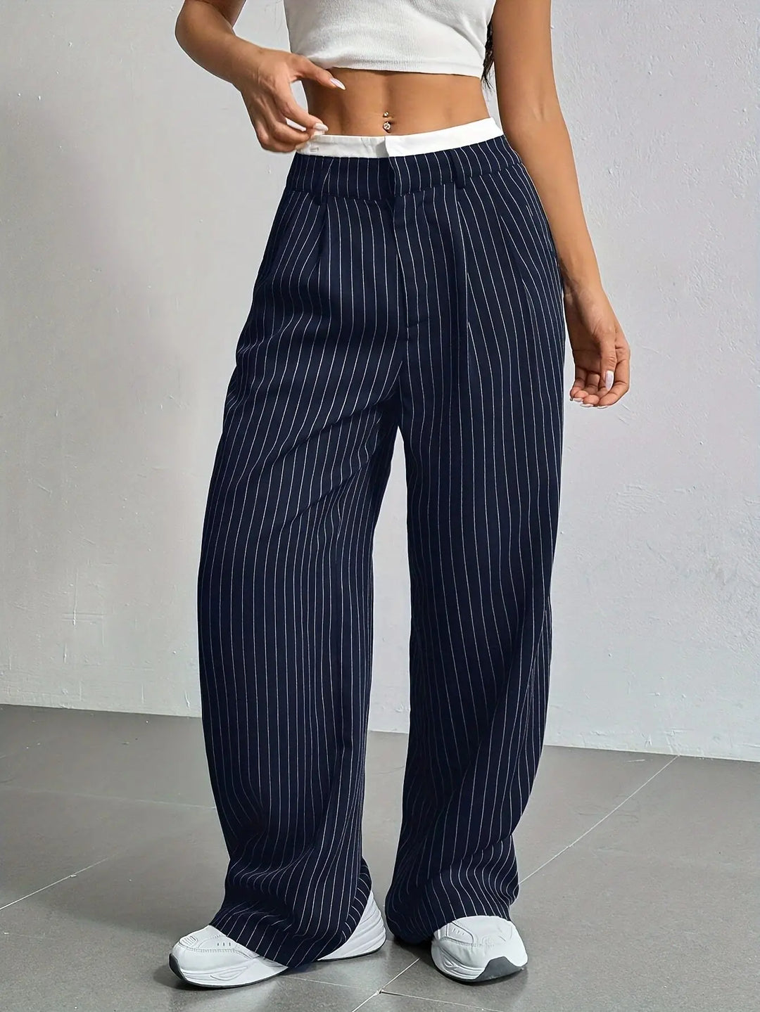 Emiara Classic Striped Pants